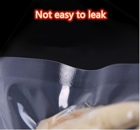Sac d'emballage sous vide transparent en plastique, nouveau design personnalisé pour aliments surgelés, vente en gros, 2020