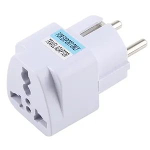 Adaptateur de voyage de haute qualité, prise universelle <span class=keywords><strong>portable</strong></span> du Royaume-Uni vers une prise européenne, adaptateur de voyage avec fusible - Product Image 1