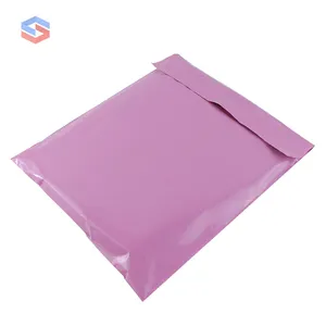 Custom Print Mail Parcel Postage Plum Poly Mailer Bags Eco-friendly Package Polymailer Small Business Supplies For Clothing