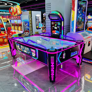 Table de hockey d'espace pour deux joueurs, machine de <span class=keywords><strong>jeu</strong></span> d'arcade à pièces, équipement de divertissement intérieur à vendre - Product Image 5