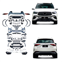Kit de Carrocería E53 para Benz GLE W167 20-23, Actualización de Modelo Antiguo a Nuevo 2025 GLE53 AMG, Parachoques, Parrilla, Faros Delanteros y Traseros