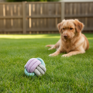 Pelota de Cuerda Junior de 9 cm, Juguete Interactivo para Perros - Product Image 3