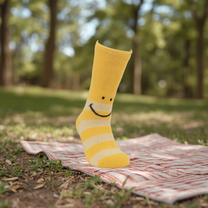 <span class=keywords><strong>Calzini</strong></span> a righe in cotone <span class=keywords><strong>con</strong></span> Design a forma di sorriso <span class=keywords><strong>con</strong></span> calze di fabbrica professionali ad asciugatura rapida e antiscivolo - Product Image 6