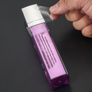 Mingcai Crystal Label UV Transfer <b>Sticker</b> Peel Off Film <b>3D</b> Logo Custom Metal Hot Stamping Trademark White Paper Base - Product Image 1