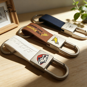 Porte-clés en cuir haut <span class=keywords><strong>de</strong></span> gamme des meilleurs fabricants, gravure professionnelle, porte-clés en cuir <span class=keywords><strong>de</strong></span> <span class=keywords><strong>vachette</strong></span> - Product Image 5
