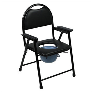Hengfukang Commode <b>Chair</b> Thickened Steel Pipe With <b>Padded</b> Seat For Elderly And Pregnant Women - Product Image 3