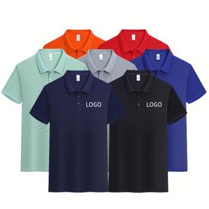 เสื้อโปโลกอล์ฟโพลีเอสเตอร์แบบยูนิเซ็กซ์ ขายส่ง OEM แบบเรียบ ไม่มีลาย รับสกรีนโลโก้ตามสั่ง - Product Image 4