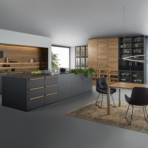 Alforja de cocina Modular de lujo, diseño moderno y sencillo, alto brillo, laca de 2pac, pequeño armario de cocina con accesorios - Product Image 2