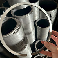 Compresseur d'air Accessoires pour pompes automobiles Segments de piston Métal Laiton de carbone Joints mécaniques Trous de compresseur Anneaux de cylindre