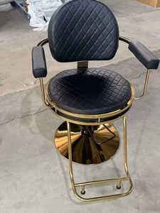 New Synthetic Leather Foldable Rotating Barber <b>Chair</b> with 360 Degree Swivel for Hair Salons - Product Image 4