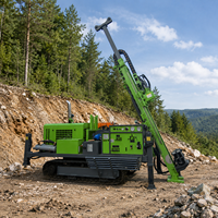 Foreuse de carottage portable à moteur diesel, 1000 m de profondeur, avec système entièrement hydraulique pour un forage rapide de minerai