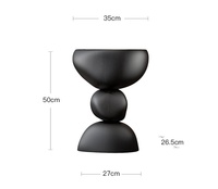 Table d'appoint moderne personnalisée, table basse créative de luxe léger, style crème haut de gamme, table d'angle pour salon