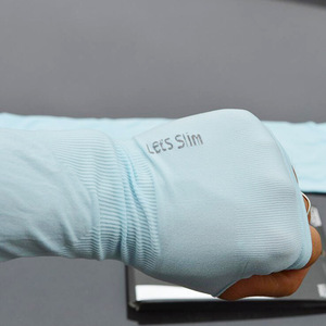 Lets Slim Sunscreen <b>Arm</b> <b>Sleeves</b> Ice Silk Anti Uv Cycling <b>Protection</b> Unisex Random Color - Product Image 1