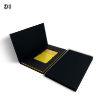 Boîtes d'emballage personnalisées de luxe pour cartes de crédit VIP, cartes d'invitation, cartes cadeaux