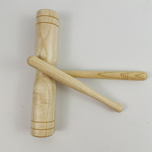 Instrumento de madera de doble cabezal para niños, juguete para actuaciones musicales, instrumentos musicales de 2 a 4 años, unisex - Product Image 2
