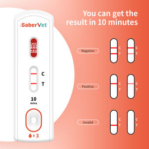 Diagnose Veterinärprodukt Hund CHW Ag <span class=keywords><strong>Test</strong></span> Caniner Herzwurm-<span class=keywords><strong>Antigen</strong></span> Schnelltest-Kit - Product Image 5