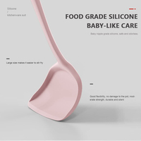 TOALLWIN 2026 – Ustensiles de cuisine en silicone rose de haute qualité, tendance, ensemble d'ustensiles de cuisine en silicone