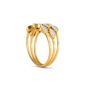 Magnifique bague de fiançailles solitaire en diamant de laboratoire pour femme, coupe marquise, design luxueux, or rose/jaune/argent/or, mariage - Product Image 3