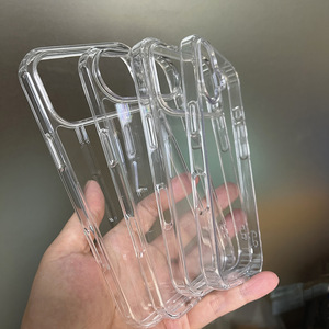 Funda Protectora para Teléfono con Parte Trasera de Acrílico y Parachoques de TPU para iPhone 17 Pro, Carcasa Transparente a Prueba de Golpes para iPhone 16 15 Pro Max - Product Image 3