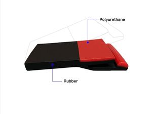 Aşınmaya dayanıklı bant sızdırmazlık sistemi konveyör bant poliüretan kauçuk süpürgelik etek panoları konveyör bant konveyör toz mühür - Product Image 6