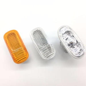 Cubierta de Luz para Guardabarros Honda 34301-S5A-013, Plástico Amarillo para Civic Fit, Fijación con Tornillos - Product Image 2