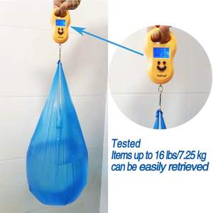 Bolsas de Basura Desechables Biodegradables, Bolsas de Basura Pequeñas y Coloridas con Asa para el Hogar, Oficina, Baño, Contenedor de Basura - Product Image 2