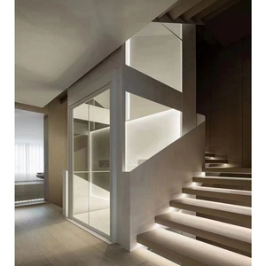 <span class=keywords><strong>Ascenseur</strong></span> panoramique en verre pour 6 personnes, 4 étages, capacité 450 kg, <span class=keywords><strong>ascenseur</strong></span> résidentiel avec service d'installation disponible - Product Image 1