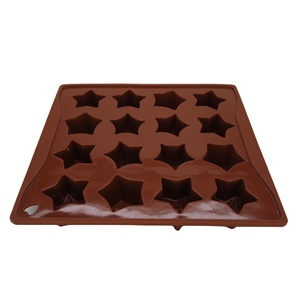 Danh sách mới pentagram kẹo Khuôn Silicone sô cô la thực phẩm lớp Silicone bánh khuôn Silicone khuôn mẫu cho bánh sô cô la công cụ - Product Image 2