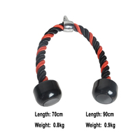 Câble de traction double extrémité haute résistance et durable de 70 cm pour machine à triceps