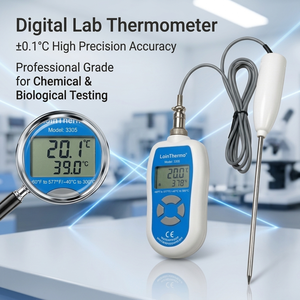 Termometro Digitale Industriale <span class=keywords><strong>LDT</strong></span> 3305 Best Seller, Sonda Impermeabile IP67, Personalizzabile ODM, in Acciaio Inox per Uso Alimentare e Calcestruzzo - Product Image 3