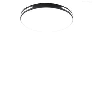 Plafonnier LED ultra-fin moderne en fer avec télécommande, couvercle en acrylique, adapté à la cuisine, au salon, à la chambre à coucher, à l'hôtel - Product Image 5