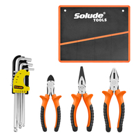 Solude – Coffret de 12 outils combinés : clés hexagonales et pinces, idéal pour les cadeaux promotionnels