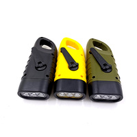 Enfants Mini Meilleur Générateur De Manivelle 3 led Dynamo Lampe De Poche Torche Lumière D'urgence Wind Up Dynamo led Lampe De Poche Torche