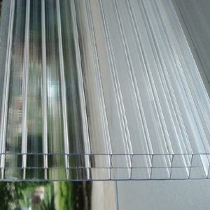 Panneaux de toiture à prix avantageux, installation facile, <span class=keywords><strong>polycarbonate</strong></span> transparent, feuilles creuses à quatre parois - Product Image 5