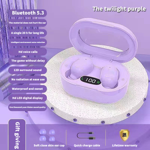 <span class=keywords><strong>Auriculares</strong></span> internos E8S macaron, cascos inalámbricos impermeables con reducción de ruido y pantalla táctil, novedad de 2023 - Product Image 6