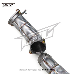 Escape Boska con catalizador y tubo de bajada para BMW X5 M60i 4.4TT 2024, colector deportivo con catalizadores de 200 celdas, tubo de bajada de escape M60i - Product Image 2