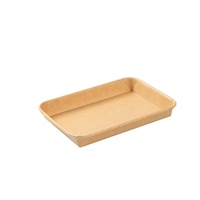 Biodegradable Paper Sushi Takeaway Tray with Customizable Lid