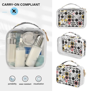 Grande trousse de toilette transparente en PVC, imperméable, à prix abordable, avec fermeture éclair, pour cosmétiques et articles de voyage - Product Image 5