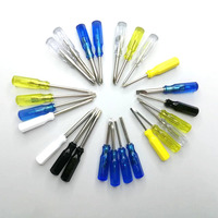 Mini tournevis sans fil 1.5 2.0 3.0 avec poignée transparente, embouts Phillips, plats, Torx, multi-embouts, portable, DIY, OEM
