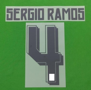 Super a Number 2015 2016 SRERGIO RAMOS RONALDO <span class=keywords><strong>BENZEMA</strong></span> KROOS Número de estampado en caliente - Product Image 3