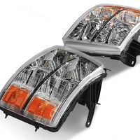 Assemblages de phares neufs 12V, directement de l'usine, compatibles avec Chevrolet Silverado 1500/2500HD/3500HD et Suburban 2007-2014