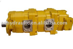 Pompe à engrenages hydraulique triple KCCM, 705-56-34040, pompe de direction pour roue WA400-1, WA420-1 - Product Image 5