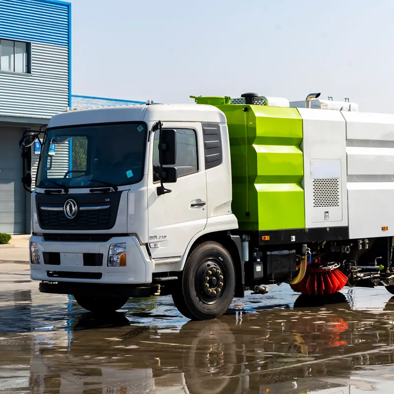 Factory Direct Sale Street Sweeper Multi-function Washing And Sweeping Integrated Vehicle Floor Cleaning Truck