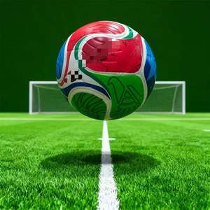 ลูกฟุตบอลขนาด 4/5 แบบสั่งทำพิเศษ พิมพ์โลโก้ หนัง PU สำหรับขายส่ง - Product Image 1