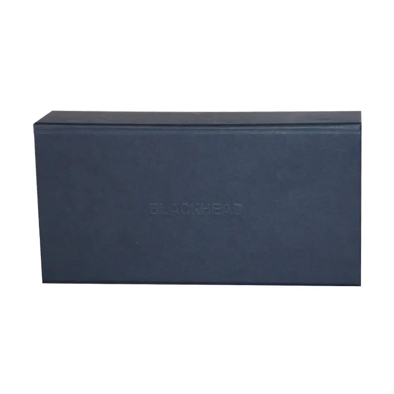 Custom Luxury Logo Printing Paper Box Black Magnetic Folding box Eco friendly Cardboard Packaging Gift Box