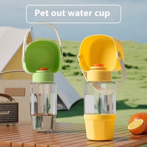 Bouteille d'eau portable pour chien, distributeur d'eau anti-fuite, distributeur de nourriture pour animaux de compagnie pour la randonnée en plein air et les promenades quotidiennes - Product Image 4