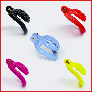 FRRK78 NOUVEAU Cage <span class=keywords><strong>de</strong></span> chasteté masculine en résine creuse imprimée en 3D, design BDSM, mini verrou <span class=keywords><strong>de</strong></span> chasteté pour jouet gay, modèle petite <span class=keywords><strong>tortue</strong></span> - Product Image 5