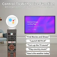 Mando a distancia para TV inteligente Haier, con botones de YouTube de NETFLIX LE43K6600SG LE43K6700UG
