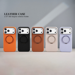 L137 Multifonctionnel 360 °   Étui de téléphone portable rotatif pour iPhone 13 14 15 16 17 Pro Max, coque magnétique - Product Image 3