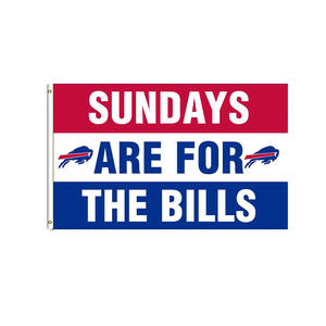 Drapeau de l'équipe de football des Bills, champions des États-Unis, 3x5 pieds, prix avantageux, fabrication sur mesure, jours fériés divisés sont pour les Bills - Product Image 2